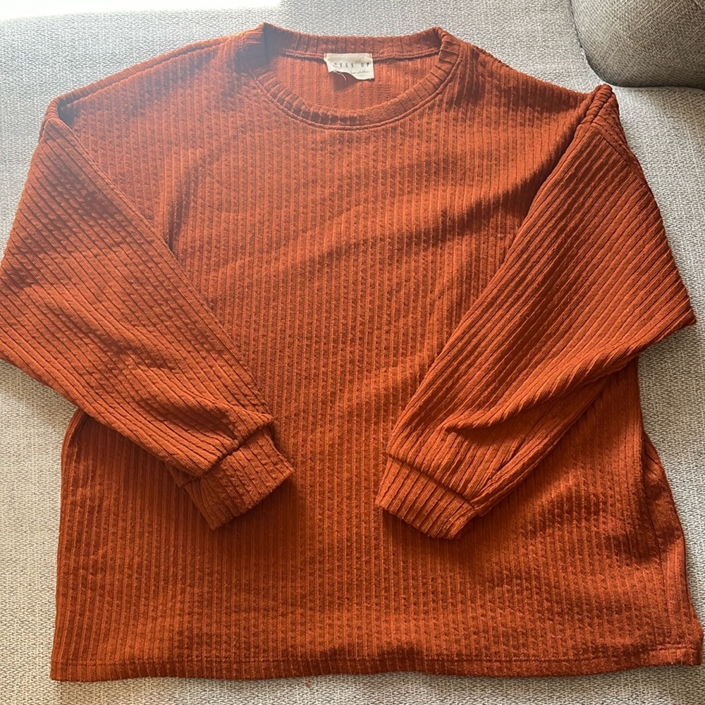 Oversized Burnt Orange sweater